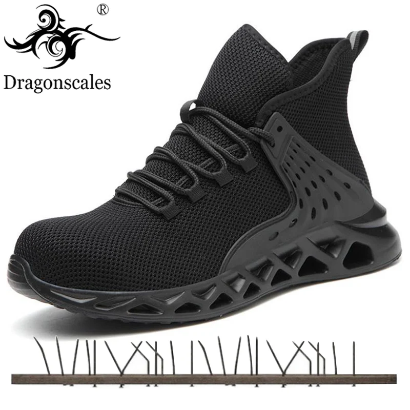Work Shoes 2020 Men's Outdoor Mesh light Breathable Safety Sneakers Boots Steel Toe Anti Smashing Safety Shoes Plus size 38-48
Work Shoes 2020 Men's Outdoor Mesh light Breathable Safety Sneakers Boots Steel Toe Anti Smashing Safety Shoes Plus size 38-48