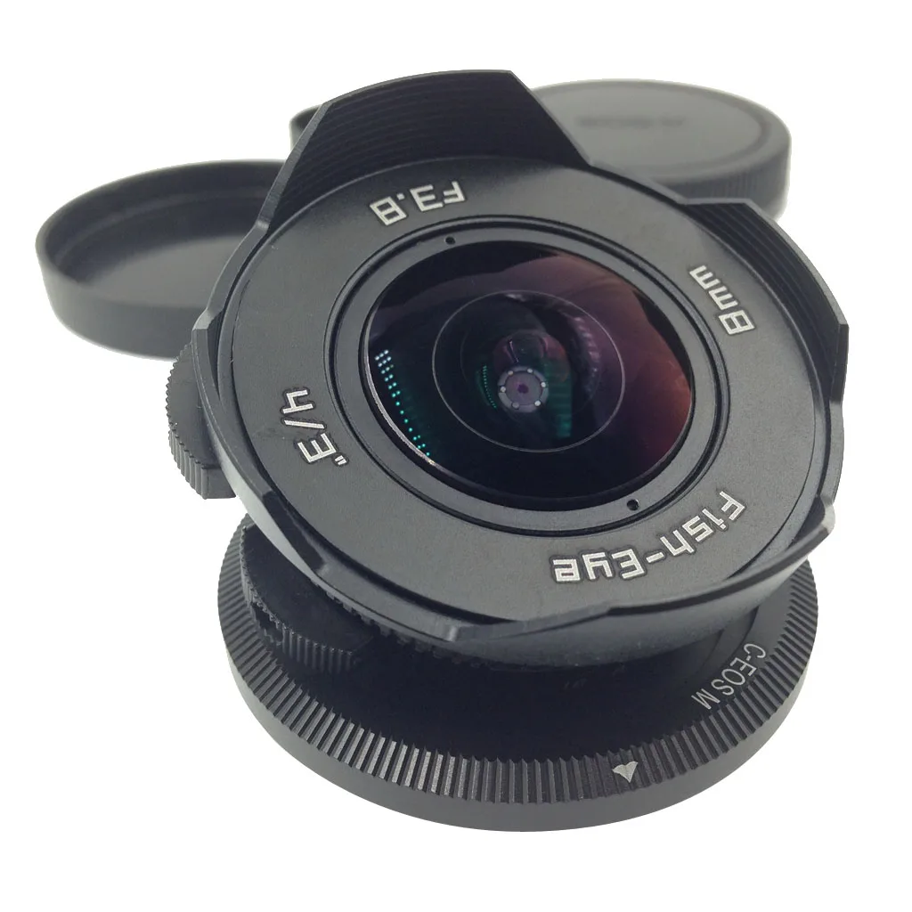 8mm F/3.8 Professional Ultra Wide Angle Fisheye Lens For Canon EOS M / M2 / M3 Mirrorless Camera
8mm F/3.8 Professional Ultra Wide Angle Fisheye Lens For Canon EOS M / M2 / M3 Mirrorless Camera