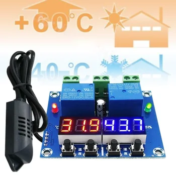 XH-M452 DC 12V Digital Thermostat Temperature Humidity Control LED Hygrometer Thermometer Controller Relay Module PUO88
XH-M452 DC 12V Digital Thermostat Temperature Humidity Control LED Hygrometer Thermometer Controller Relay Module PUO88