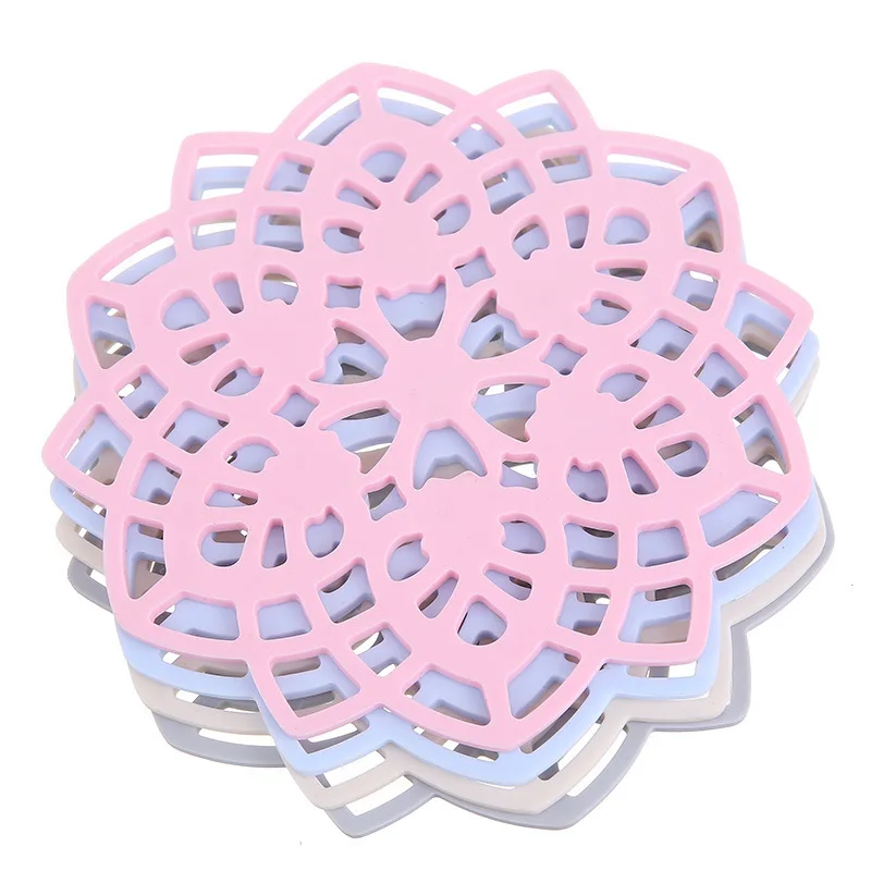 Silicone Fower Kitchen Dining Table Decortion Heat Insulation Resistant Mat Pad Cup Holder drink coasters Placemat Kitchen Tools
Silicone Fower Kitchen Dining Table Decortion Heat Insulation Resistant Mat Pad Cup Holder drink coasters Placemat Kitchen Tools