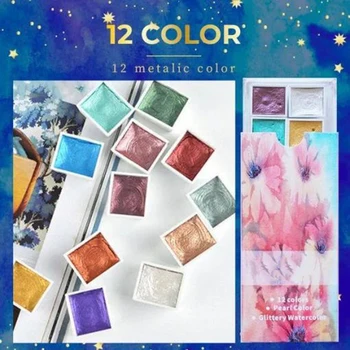 Watercolor Pigment 12 Colors Portable Solid Paint Painting for Beginner Artist SP99
Watercolor Pigment 12 Colors Portable Solid Paint Painting for Beginner Artist SP99