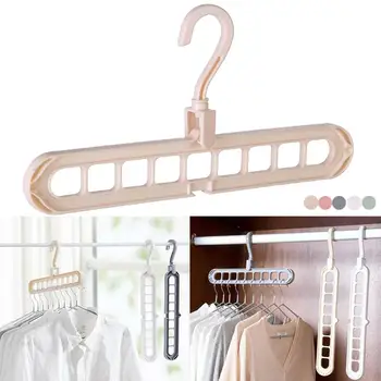 9-hole Space Saving Hanger 360 rotating magic hanger multi-function folding magic hanger wardrobe drying clothes clothes storage
9-hole Space Saving Hanger 360 rotating magic hanger multi-function folding magic hanger wardrobe drying clothes clothes storage