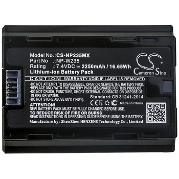 Cameron Sino Battery for Fujifilm X-T4 Replacement Fujifilm NP-W235 2250mAh
Cameron Sino Battery for Fujifilm X-T4 Replacement Fujifilm NP-W235 2250mAh