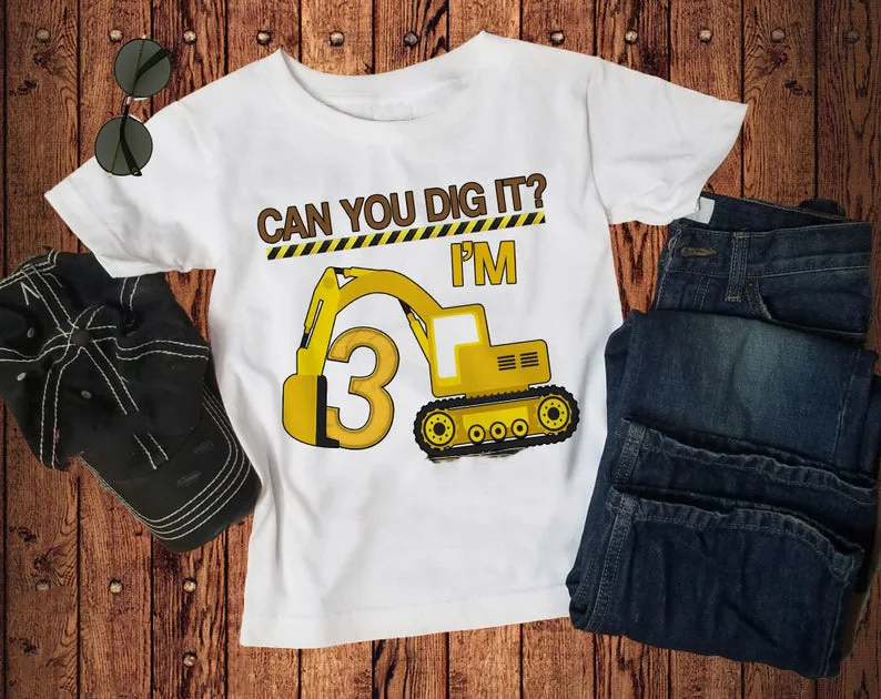 Excavator Birthday Shirt 1nd 2nd 3nd 4nd 5nd birthday digger shirt Construction excavator shirt boys construction Tees
Excavator Birthday Shirt 1nd 2nd 3nd 4nd 5nd birthday digger shirt Construction excavator shirt boys construction Tees
