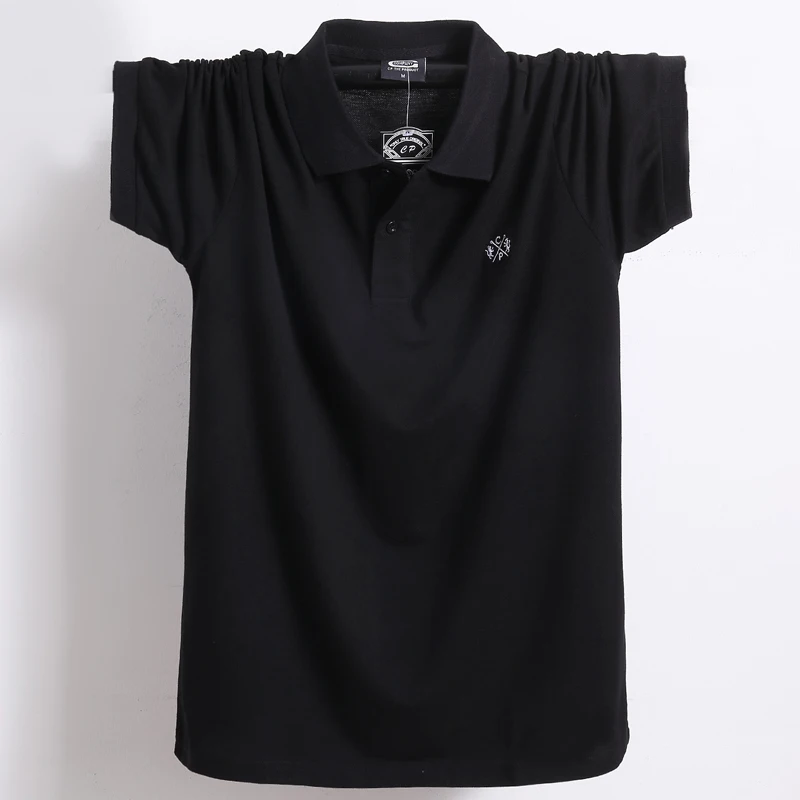 Летняя мужская рубашка поло брендовая одежда из чистого хлопка деловая
