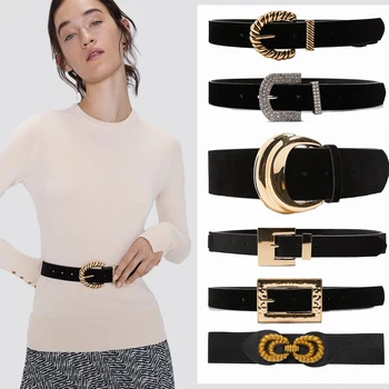 ZA Faux Leather Belt Fashion Ladies Clothing Accessories Nightclub Classic Fashion Design Accessories Zinc Alloy Belt Party Gift
ZA Faux Leather Belt Fashion Ladies Clothing Accessories Nightclub Classic Fashion Design Accessories Zinc Alloy Belt Party Gift