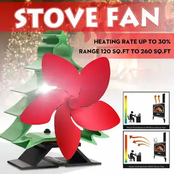Fireplace 4 Blade Heat Powered Stove Fan komin Log Wood Burner Eco Friendly Quiet Fan Home Efficient Heat Distribution
Fireplace 4 Blade Heat Powered Stove Fan komin Log Wood Burner Eco Friendly Quiet Fan Home Efficient Heat Distribution