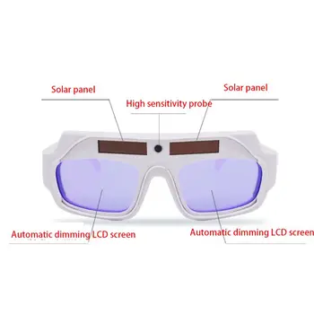 Welding Goggles Glasses Mask Lens Helmet Auto Darkening Solar Powered Anti-scraping Welder Glasses Arc PC Lens For Welding Prote
Welding Goggles Glasses Mask Lens Helmet Auto Darkening Solar Powered Anti-scraping Welder Glasses Arc PC Lens For Welding Prote