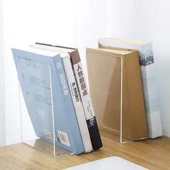 1Pc Transparent Acrylic Bookend Stand Bookshelf Desktop Decorative Storage Rack Non Skid Multipurpose Practical Bookend For Book
1Pc Transparent Acrylic Bookend Stand Bookshelf Desktop Decorative Storage Rack Non Skid Multipurpose Practical Bookend For Book