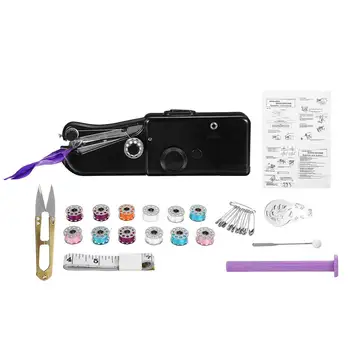 Portable Mini Manual Sewing Machine Cordless Handheld Sewing Machine Stitch Kit Household Clothes Fabrics DIY Tools
Portable Mini Manual Sewing Machine Cordless Handheld Sewing Machine Stitch Kit Household Clothes Fabrics DIY Tools