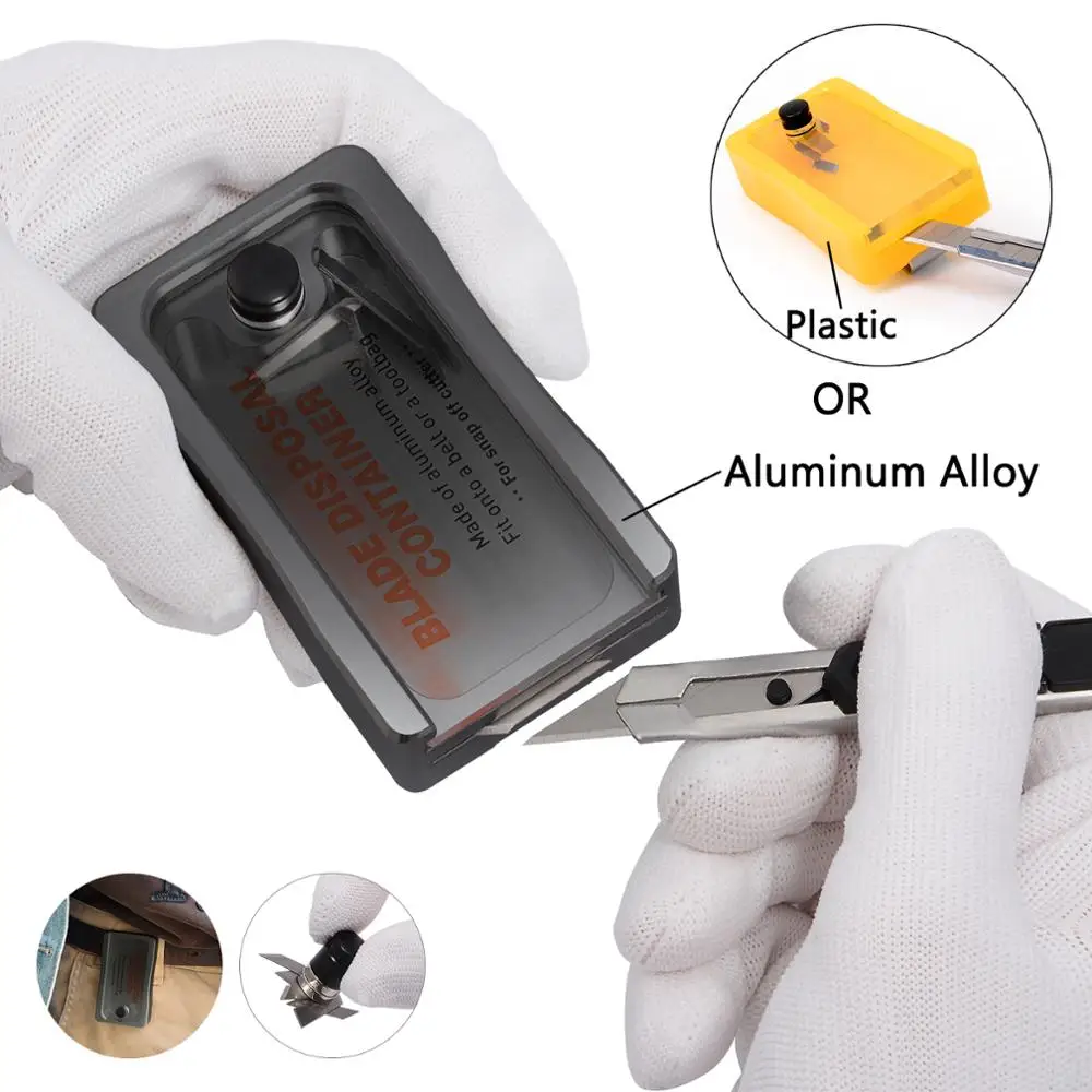 EHDIS Professional Trash Blade Disposer For Snap Off Knife Cutting Carbon Vinyl Film Wrap Waste Broken Blade Cutter Storage Case
EHDIS Professional Trash Blade Disposer For Snap Off Knife Cutting Carbon Vinyl Film Wrap Waste Broken Blade Cutter Storage Case