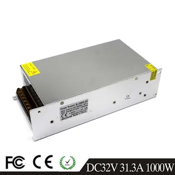 Universal DC Power Supply 32V 31.3A 1000W Driver Transformer 220V 110V AC To 32V DC Output for Led Light Lamp CNC Stepper Motors 
Universal DC Power Supply 32V 31.3A 1000W Driver Transformer 220V 110V AC To 32V DC Output for Led Light Lamp CNC Stepper Motors