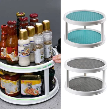 Rotatable Desktop Kitchen Storage Tray Multifunctional Plastic Round Storage Cabinet Spice Bottle Bath Cosmetics Makeup Rack
Rotatable Desktop Kitchen Storage Tray Multifunctional Plastic Round Storage Cabinet Spice Bottle Bath Cosmetics Makeup Rack