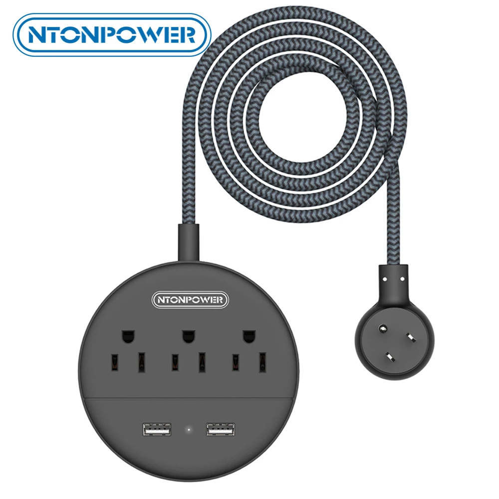 NTONPOWER Multi Plug Socket Outlet With Usb Braided Line Mini Smart Power Strip Wall Mounted For Travel/Business Trip/Hotel
NTONPOWER Multi Plug Socket Outlet With Usb Braided Line Mini Smart Power Strip Wall Mounted For Travel/Business Trip/Hotel