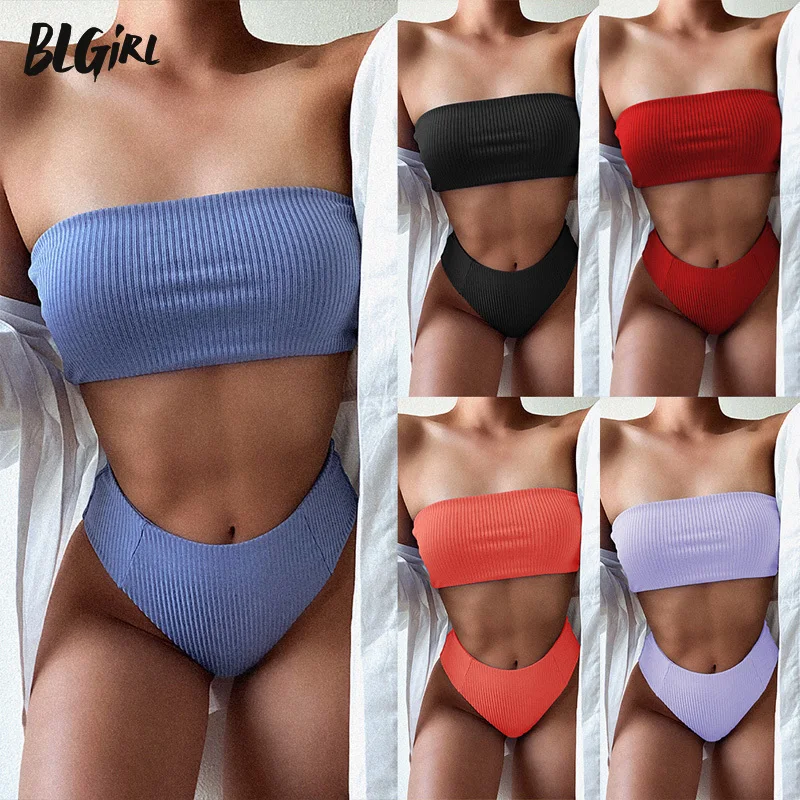 BLG Sexy Swimwear Bathing Suit Women Swiming Suit Women Thong Designer Bikini High Waist 2 Pieces Bandeau Swimsuit Biquini 2021
BLG Sexy Swimwear Bathing Suit Women Swiming Suit Women Thong Designer Bikini High Waist 2 Pieces Bandeau Swimsuit Biquini 2021