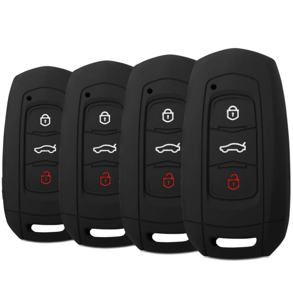 

Silicone Car Key Cover Remote Fob Case For Geely Emgrand EC7 EC718 EC715 Global Hawk GX7 Shell Jacket Protector