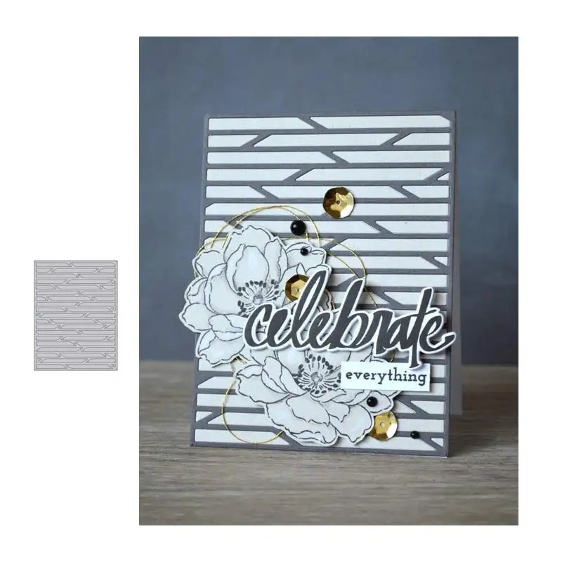 JC DIY Rectangular Background Wall Metal Cutting Dies Scrapbooking Craft Mold Cut Die Stencil Handmade Paper Card Make Template
JC DIY Rectangular Background Wall Metal Cutting Dies Scrapbooking Craft Mold Cut Die Stencil Handmade Paper Card Make Template