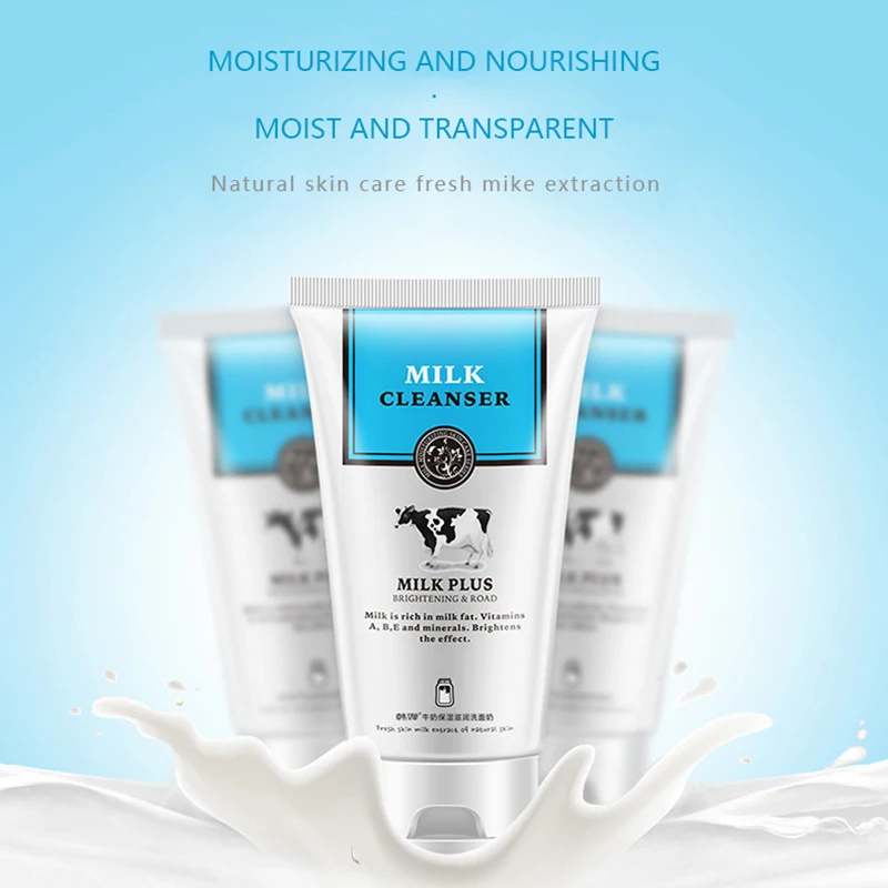 100g Milk Whitening Face Wash Moisturizing Facial Cleanser Nourishing Cleanser Foam Deep Clean Cosmetics
100g Milk Whitening Face Wash Moisturizing Facial Cleanser Nourishing Cleanser Foam Deep Clean Cosmetics