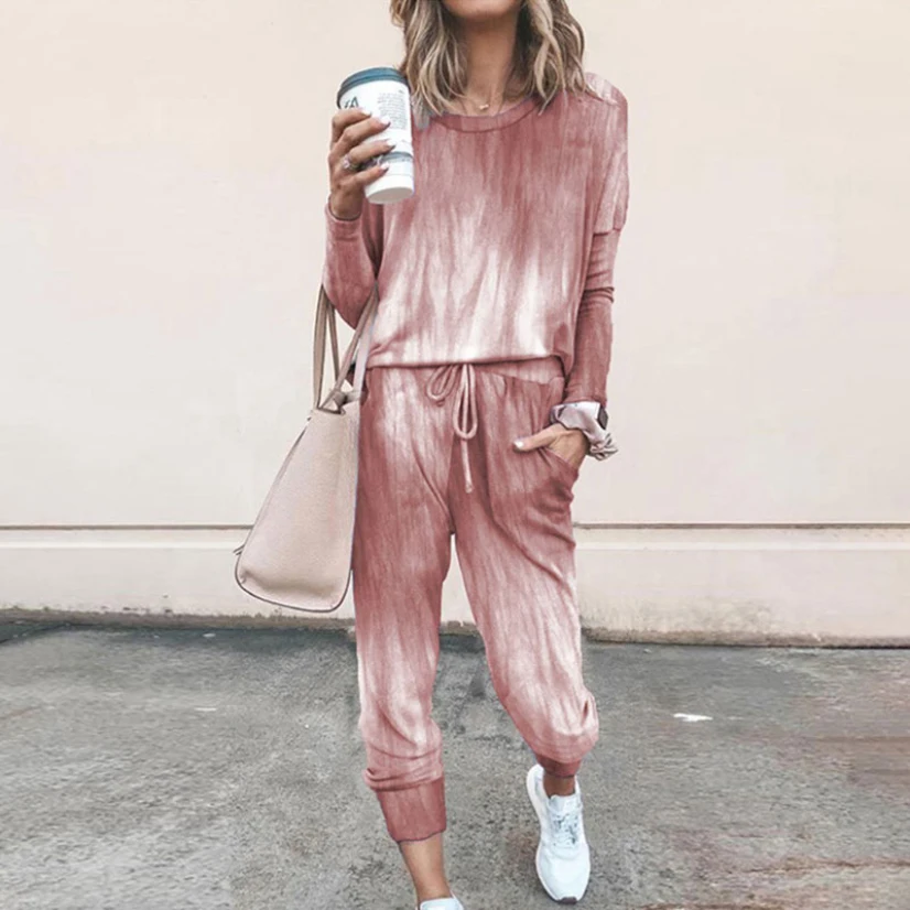 Spring Autumn Print Women's Tracksuit 2020 Casual Two Piece Set Long Sleeve T-shirt Sportpant Suits Multicolor Clothing Outfits
Spring Autumn Print Women's Tracksuit 2020 Casual Two Piece Set Long Sleeve T-shirt Sportpant Suits Multicolor Clothing Outfits