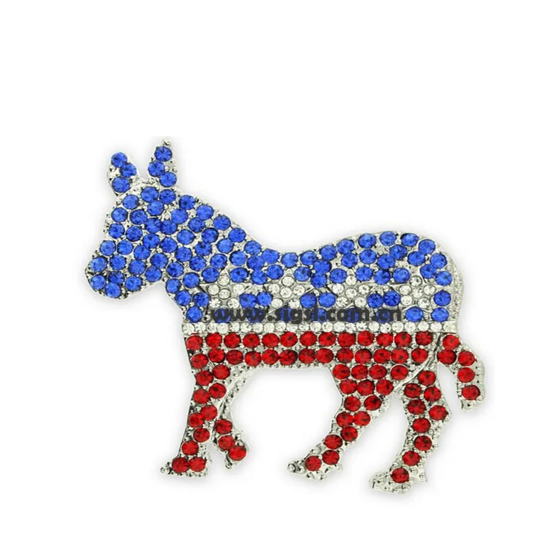 100pcs/lot 55mm Fashion Design Rhinestone Democrat Donkey Pendant
100pcs/lot 55mm Fashion Design Rhinestone Democrat Donkey Pendant