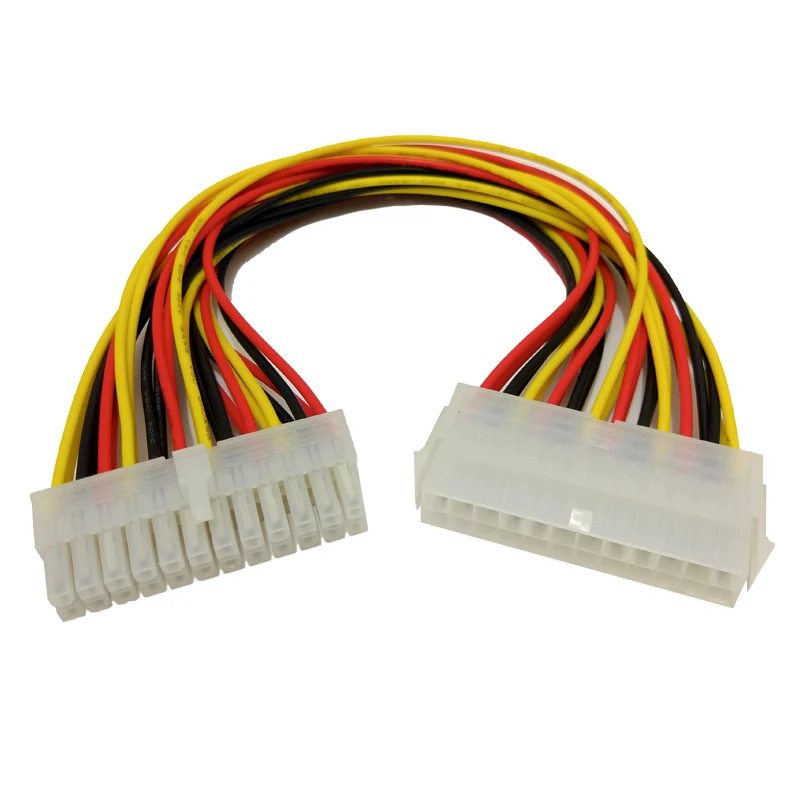 24-Pin Male To 24-Pin Female Connector cables 30cm for PSU ATX Power Conver Cable power cable all copper 18AWG
24-Pin Male To 24-Pin Female Connector cables 30cm for PSU ATX Power Conver Cable power cable all copper 18AWG