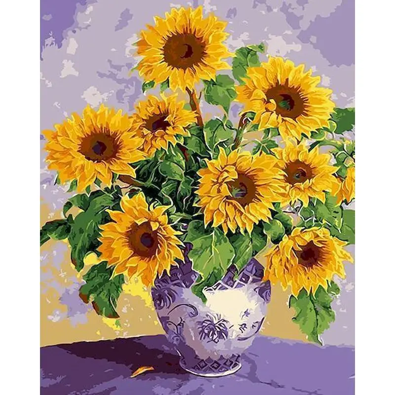 Sunflower Painting By Numbers For Adults On Canvas With Framed Handmade Acrylic Paint DIY Kits Coloring By Number Decoration Art
Sunflower Painting By Numbers For Adults On Canvas With Framed Handmade Acrylic Paint DIY Kits Coloring By Number Decoration Art