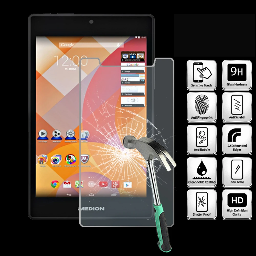 For MEDION LIFETAB P7331 - 9H Tablet Tempered Glass Screen Protector Cover Explosion-Proof High Quality Screen Film
For MEDION LIFETAB P7331 - 9H Tablet Tempered Glass Screen Protector Cover Explosion-Proof High Quality Screen Film