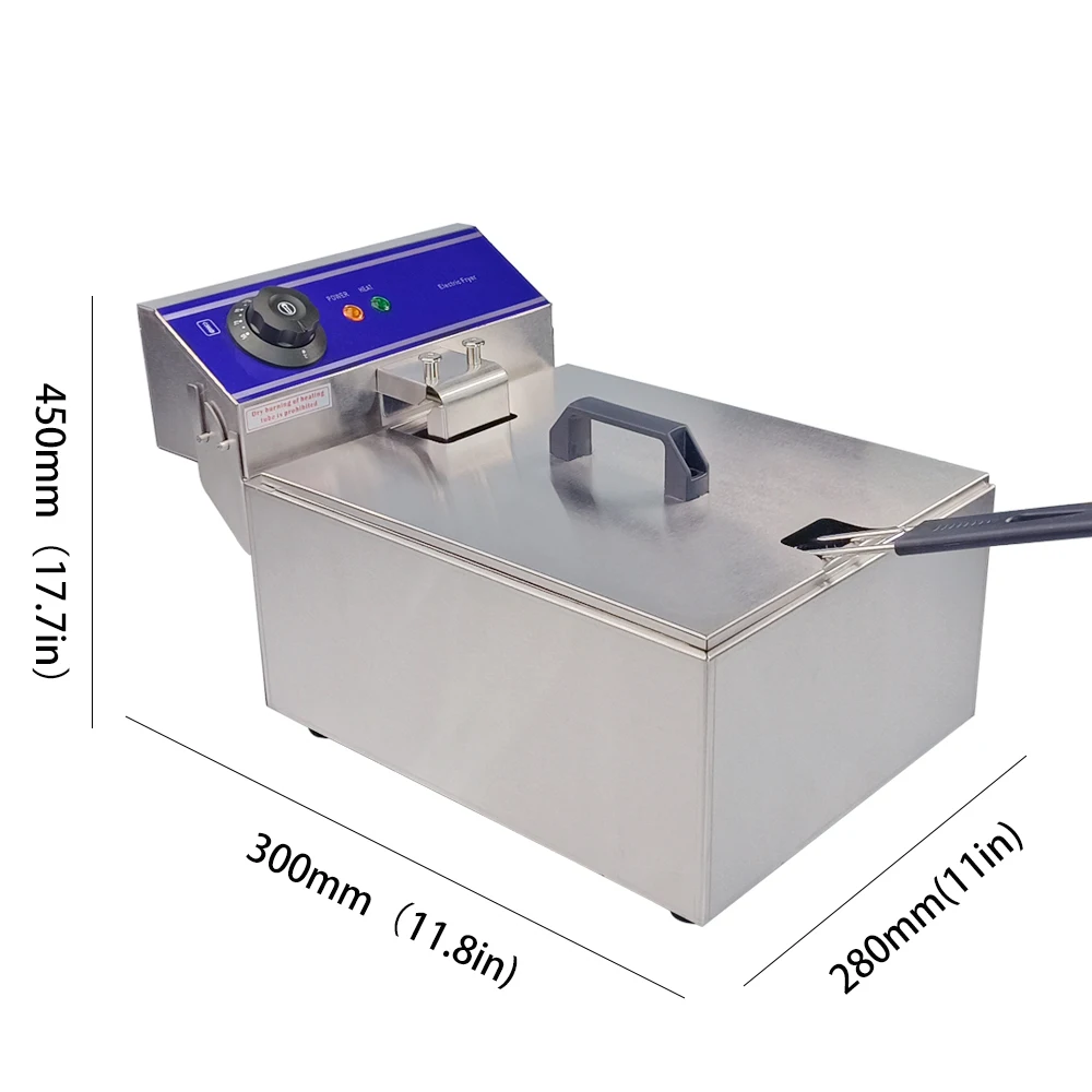 New Multifunctional Electric Deep Fryer Furnace Fryer French fries Fried Dough Sticks Chicken Mini Household Frying Machine
New Multifunctional Electric Deep Fryer Furnace Fryer French fries Fried Dough Sticks Chicken Mini Household Frying Machine