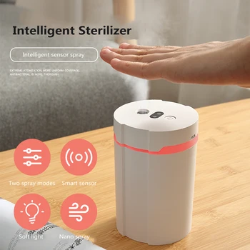 280ml Portable Automatic Alcohol Sterilizer Induction Sprayer Atomizing Humidifier Alcohol Disinfector Sprayer Hand Cleaner
280ml Portable Automatic Alcohol Sterilizer Induction Sprayer Atomizing Humidifier Alcohol Disinfector Sprayer Hand Cleaner