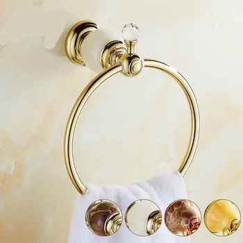 Polished gold copper bathroom towel ring/circle European style round jade towel shelf organizer wall mounted
Polished gold copper bathroom towel ring/circle European style round jade towel shelf organizer wall mounted