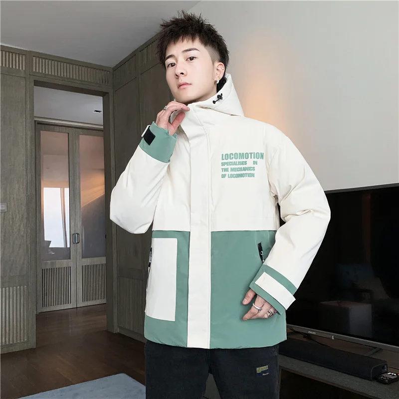 New Style Men's Autumn Coat Ins Fashionable Winter Casual Work Clothes Korean Style Splicing Handsome Jacket Coat
New Style Men's Autumn Coat Ins Fashionable Winter Casual Work Clothes Korean Style Splicing Handsome Jacket Coat
