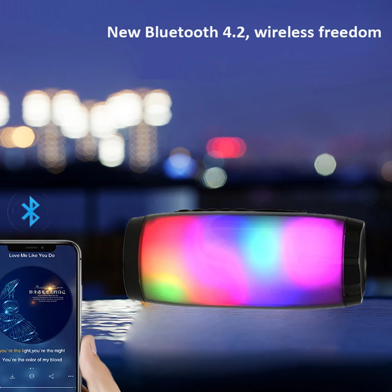 колонка Портативная bluetooth беспроводной Bluetooth динамик блютуз Колонка бум Box