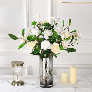 10 PCS Gardenia Artificial Flowers Non-woven Fabrics Big White Flowers Wedding Flower Decoration Valentine's Day Love Gift 
10 PCS Gardenia Artificial Flowers Non-woven Fabrics Big White Flowers Wedding Flower Decoration Valentine's Day Love Gift