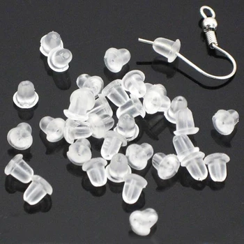 200pcs Backs Hooks Stoppers Ear Post Nuts DIY Findings Accessories Earring backs Silicon Rubber Earring Back Lifters Earring
200pcs Backs Hooks Stoppers Ear Post Nuts DIY Findings Accessories Earring backs Silicon Rubber Earring Back Lifters Earring