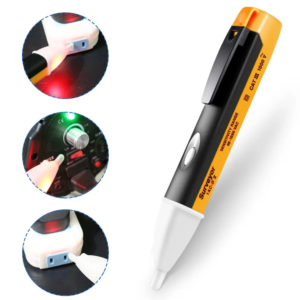 Socket Wall AC Power Outlet Voltage Detector Sensor Tester Electric Test Pen LED Light Voltage Indicator 90-1000V Worldwide Shop
Socket Wall AC Power Outlet Voltage Detector Sensor Tester Electric Test Pen LED Light Voltage Indicator 90-1000V Worldwide Shop