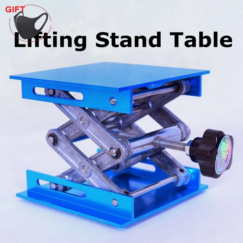 Woodworking Platform Lift 100x100MM Aluminum Router Lift Table Benches 4"x4" Woodwork Engraving Lab Lifting Stand Rack Table
Woodworking Platform Lift 100x100MM Aluminum Router Lift Table Benches 4"x4" Woodwork Engraving Lab Lifting Stand Rack Table