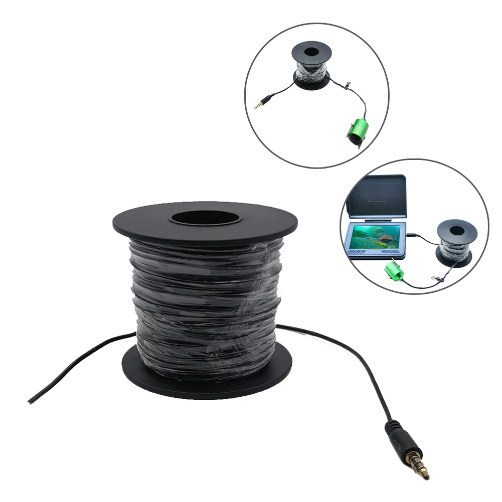 20/30/50m Fishing Camera Cable Underwater Camera HD SD Transmission Line With Headphone Plug 3.5mm Fishing Tools
20/30/50m Fishing Camera Cable Underwater Camera HD SD Transmission Line With Headphone Plug 3.5mm Fishing Tools