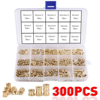 330Pcs Heat Resistance Female Thread Knurled Nuts M2 M3 M4 M5 Brass Insert Round Injection Moulding Knurled Nuts Assortment Kit
330Pcs Heat Resistance Female Thread Knurled Nuts M2 M3 M4 M5 Brass Insert Round Injection Moulding Knurled Nuts Assortment Kit