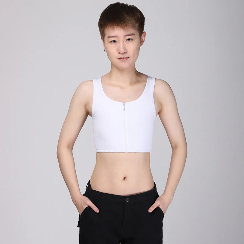 Women Shapers Lesbian Tomboy Sports Vest Elastic Breathable Tight Bustier Plus Size Zipper Lady Shapers
Women Shapers Lesbian Tomboy Sports Vest Elastic Breathable Tight Bustier Plus Size Zipper Lady Shapers