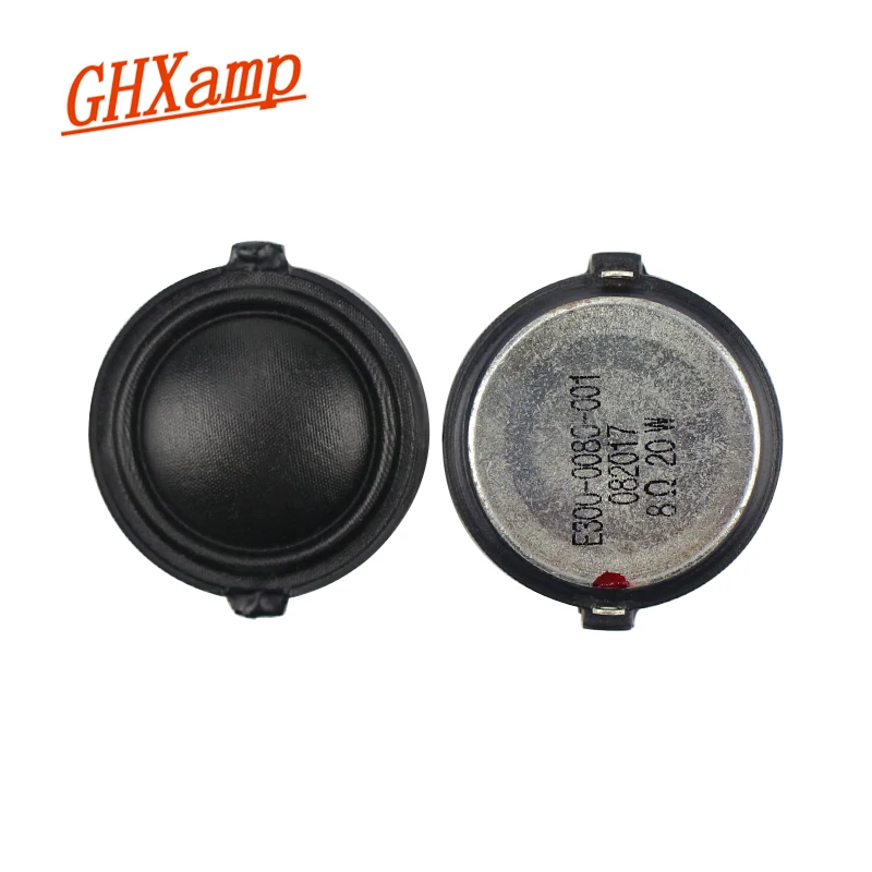 GHXAMP 1 Inch 30mm Silk Film Tweeter Speaker Unit Thin Section Treble Loudspeaker High Pitch Horn Core with panel 8Ohms 20W 2Pcs
GHXAMP 1 Inch 30mm Silk Film Tweeter Speaker Unit Thin Section Treble Loudspeaker High Pitch Horn Core with panel 8Ohms 20W 2Pcs
