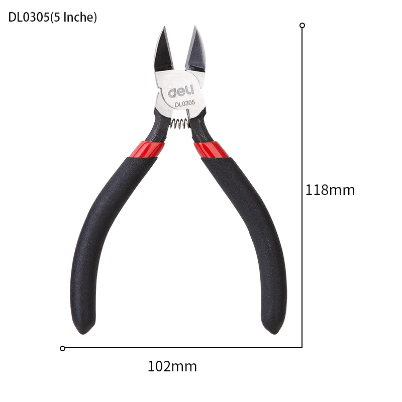 Deli 5/6 Inch Nozzle pliers 60#Chrome Vanadium Steel Forging Has Many Uses Hand Tools Adhesive non-slip handle
Deli 5/6 Inch Nozzle pliers 60#Chrome Vanadium Steel Forging Has Many Uses Hand Tools Adhesive non-slip handle