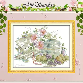 Fruit and music Patterns Counted Cross Stitch 11CT 14CT Cross Stitch Set Wholesale Cross-stitch Kit Embroidery Needlework
Fruit and music Patterns Counted Cross Stitch 11CT 14CT Cross Stitch Set Wholesale Cross-stitch Kit Embroidery Needlework