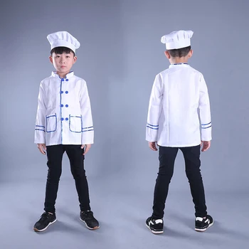 Children Chef Hat Cook Uniform Kids Restaurant Waiter Catering Fancy Clothing Sets Chef Costume for Teen Party Cosplay Clothes
Children Chef Hat Cook Uniform Kids Restaurant Waiter Catering Fancy Clothing Sets Chef Costume for Teen Party Cosplay Clothes