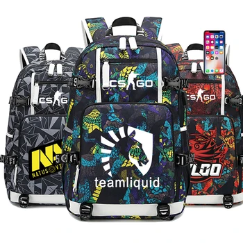 CS GO Fnatic Virtus.pro SK Game in Pyjamas USB Charge Backpack for Teenager Boys Girls Student SchoolBag Laptop Mochilas Men
CS GO Fnatic Virtus.pro SK Game in Pyjamas USB Charge Backpack for Teenager Boys Girls Student SchoolBag Laptop Mochilas Men