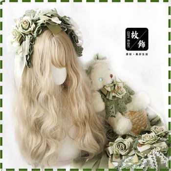 Light Green Lolita Hand-made Bowknot Hair Clip Hair accessories Kawaii KC Side clip Hanamaru Hairband Cute Bear Bag Cosplay
Light Green Lolita Hand-made Bowknot Hair Clip Hair accessories Kawaii KC Side clip Hanamaru Hairband Cute Bear Bag Cosplay