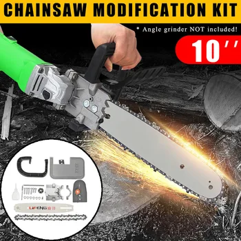 10 Inch Woodworking Chainsaw Bracket Set For 100 Electric Angle Grinder DIY Electric Saw Chainsaw Transfer Conversion Head Set
10 Inch Woodworking Chainsaw Bracket Set For 100 Electric Angle Grinder DIY Electric Saw Chainsaw Transfer Conversion Head Set