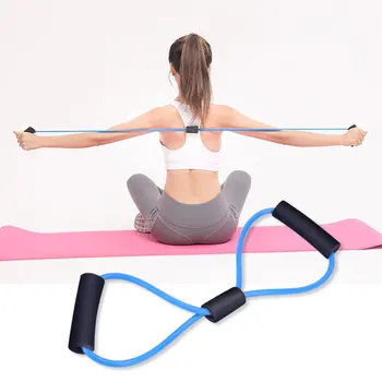 Resistance 8 Word Chest Expander Rope Muscle Fitness Rubber Elastic Bands for Exercise
Resistance 8 Word Chest Expander Rope Muscle Fitness Rubber Elastic Bands for Exercise