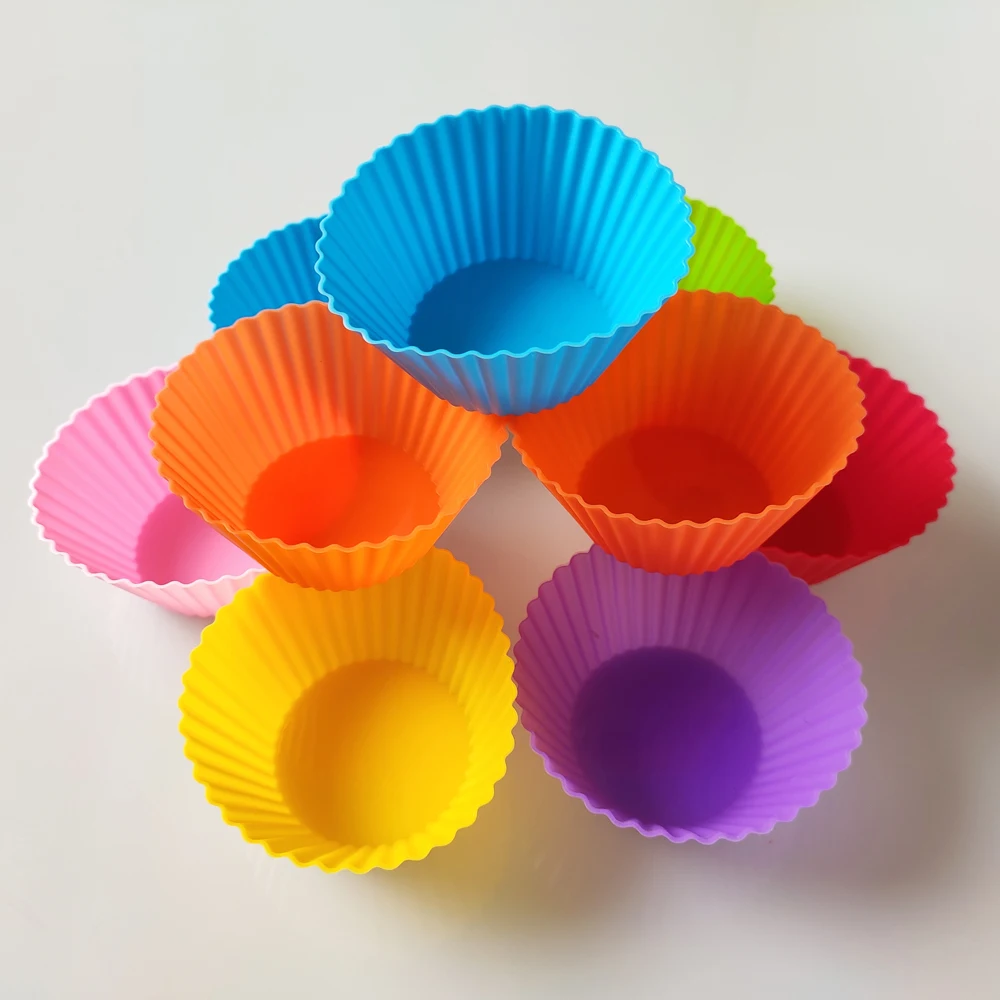 8Pcs Paper Cake Cup Mould Silica Gel Cake Cushion Round Pure Colorful Cake Baking Molds Cooking Home Baking Tools Kitchen
8Pcs Paper Cake Cup Mould Silica Gel Cake Cushion Round Pure Colorful Cake Baking Molds Cooking Home Baking Tools Kitchen