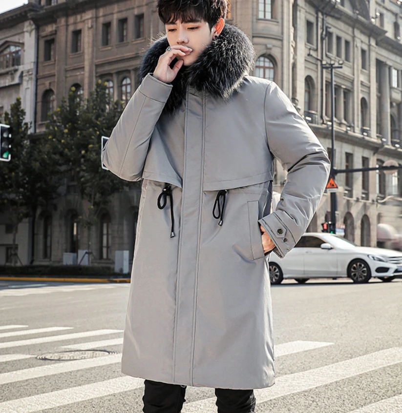 Big Fur Collar Black Parka Cotton Long Winter Coats For Mens Green Thick Padded Jackets Stylish Vintage Trench Coats With Hooded
Big Fur Collar Black Parka Cotton Long Winter Coats For Mens Green Thick Padded Jackets Stylish Vintage Trench Coats With Hooded