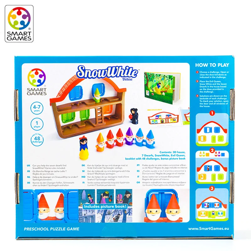 Belgium Smart Games Children Board Game Snow White Snow Princess Educational Parent And Child Toy 4 +
Belgium Smart Games Children Board Game Snow White Snow Princess Educational Parent And Child Toy 4 +